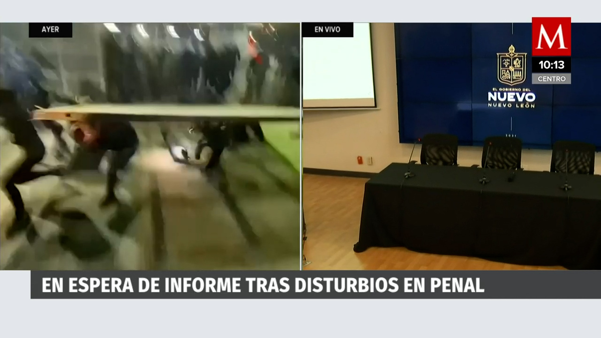 En espera de informe tras disturbio en el penal Apodaca en Nuevo León