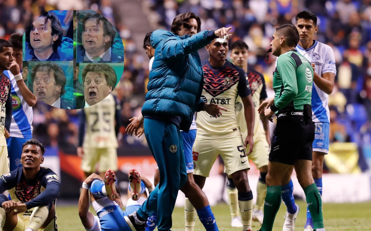 Expulsión de Santiago Solari ante Puebla provoca memes en redes (Imago7)