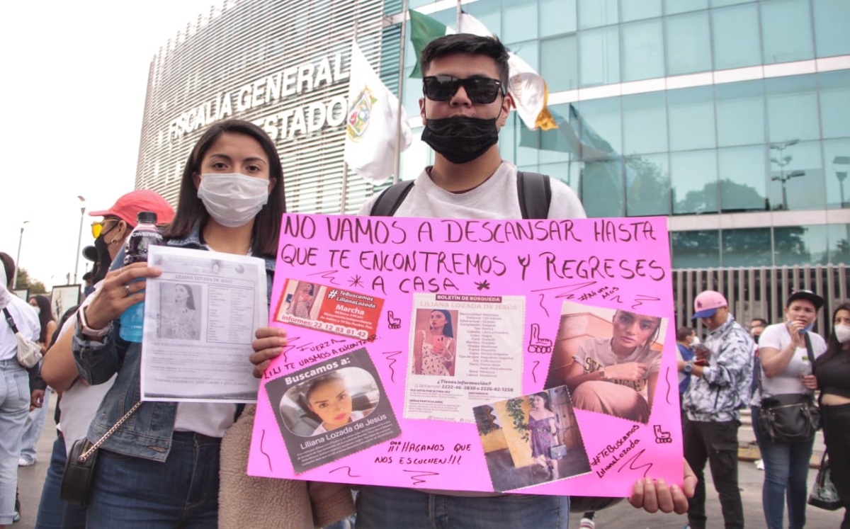 Marchan en Puebla para que Liliana Lozada aparezca con vida | Melanie Torres
