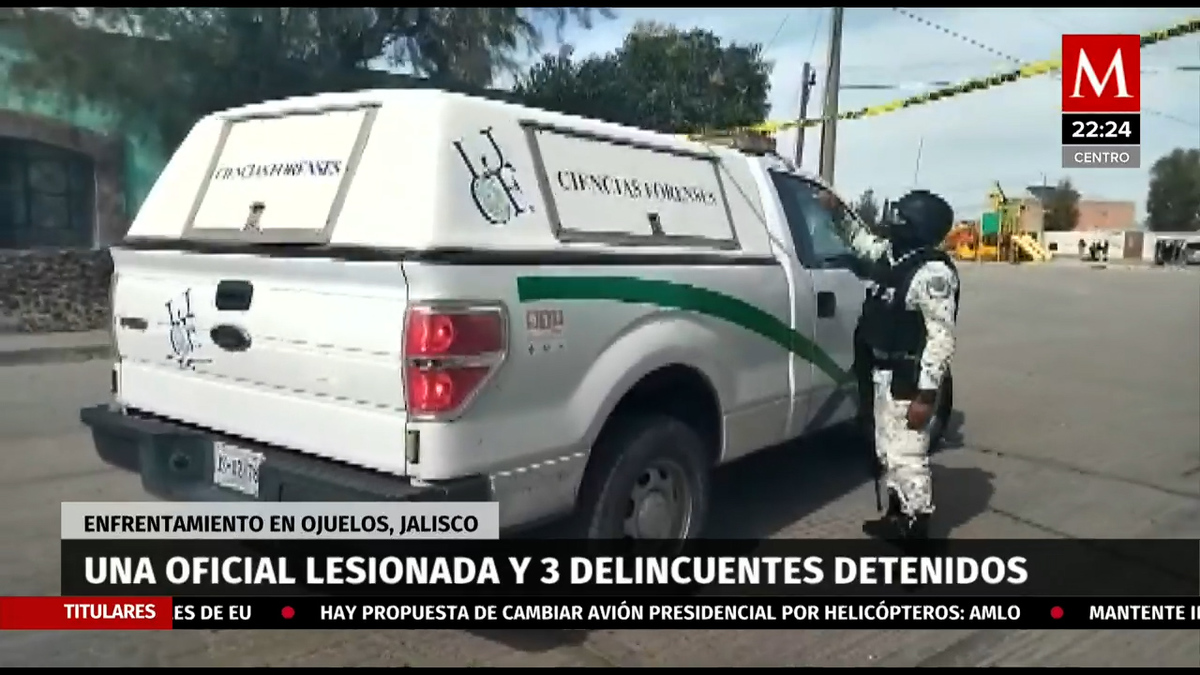 Comando armado lesiona a mujer policía durante tiroteo en Jalisco