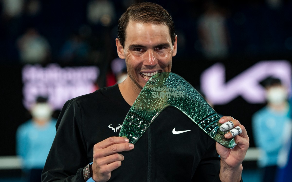 Rafael Nadal gana el torneo Summer Set de Melbourne en su regreso al circuito (AFP)