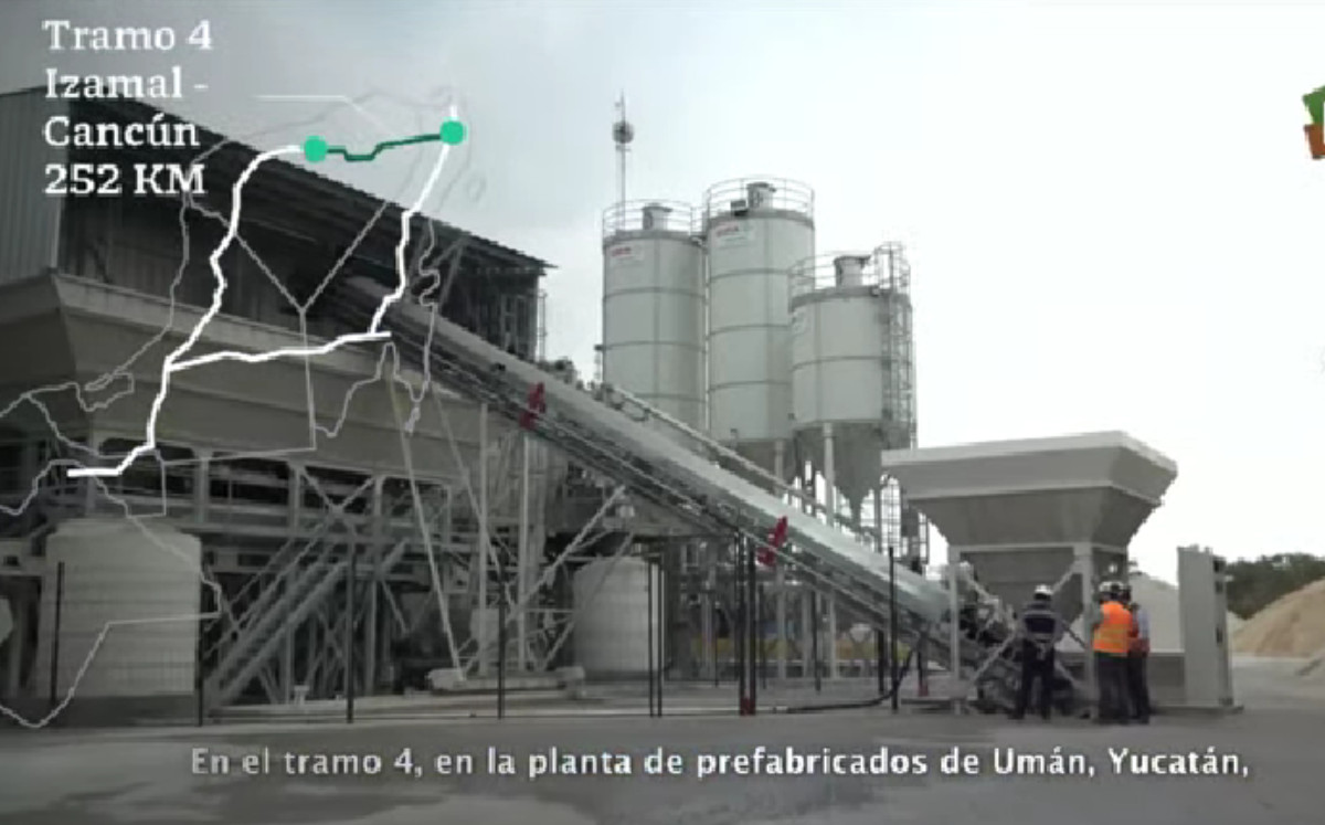 Avabce de obra del Tren Maya. Foto: ESPECIAL