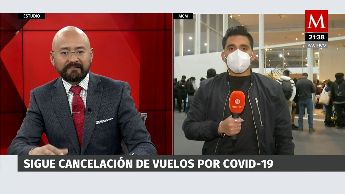 Este domingo, Aeroméxico sumó 32 vuelos cancelados por covid-19
