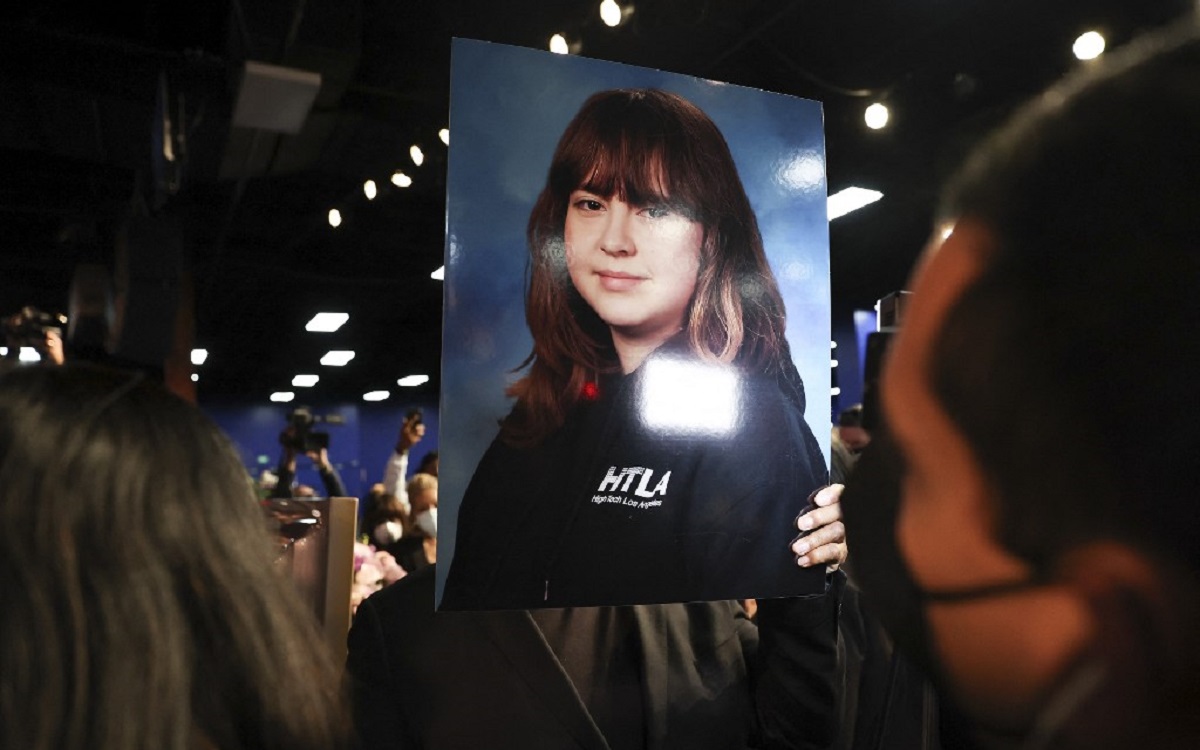 Foto de Valentina Orellana Peralta, de 14 años. | AFP