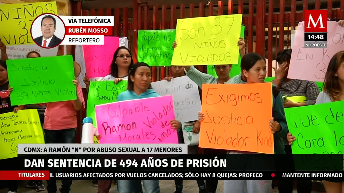 Le dan dan 494 años de cárcel a hombre que abusó de 17 niños