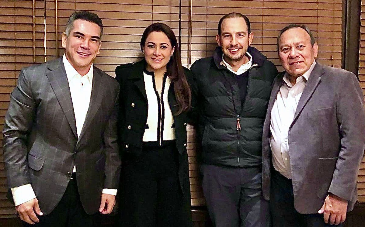 El presidente del Partido Acción Nacional, Marko Cortés, compartió la fotografía. | Twitter