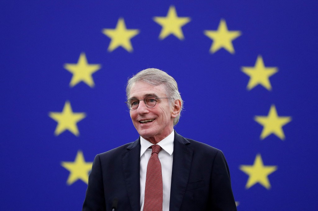 David Sassoli es calificado por varios líderes como un gran europeo. | AFP