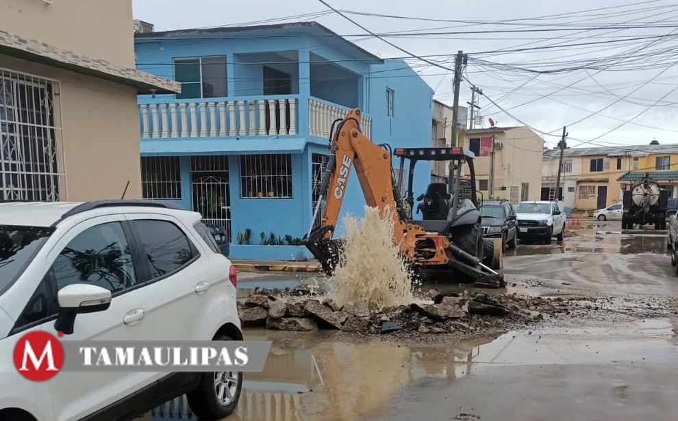 Fuga de gas en Fraccionamiento Los Almendros en Altamira