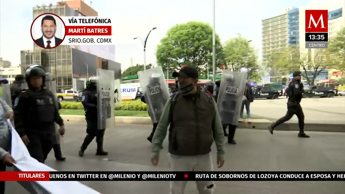 Martín Batres habla sobre el enfrentamiento de policías y Triquis