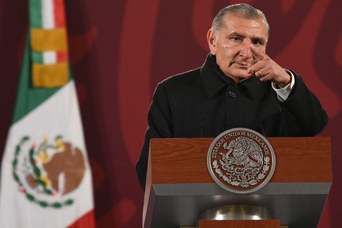 Adán Augusto López, titular de Segob encabeza conferencia del Presidente. | Cuartoscuro