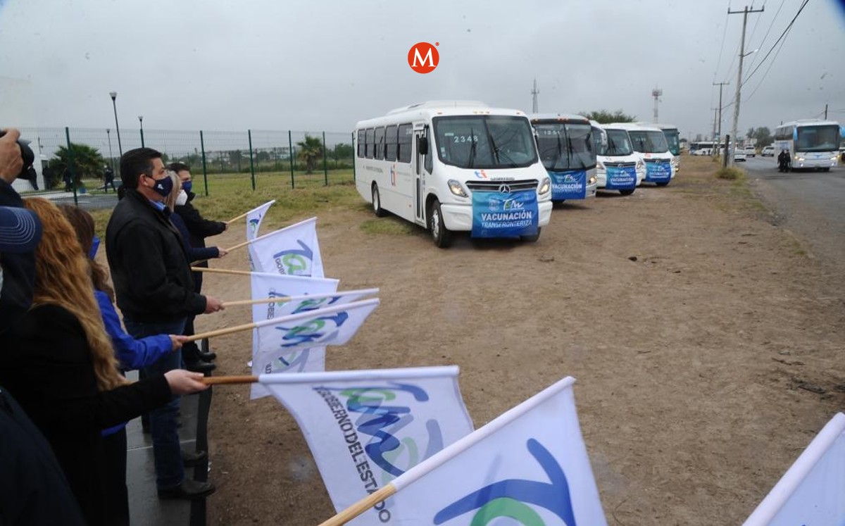 Aplican en Texas vacuna covid para población de Tamaulipas. (Cortesía)