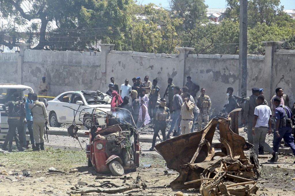 El atentado ocurrió en una concurrida zona de Mogadiscio, Somalia. | AFP