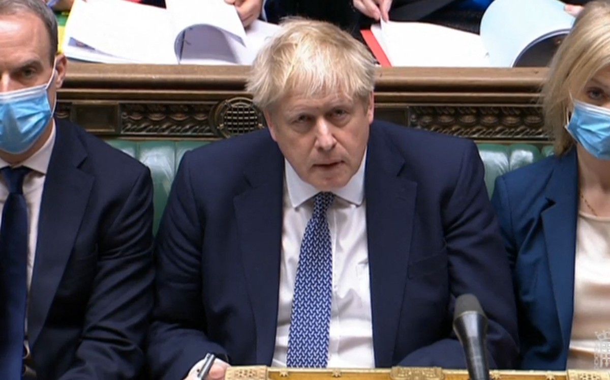 Boris Johnson en sesión de preguntas en la Cámara de los Comunes | AFP