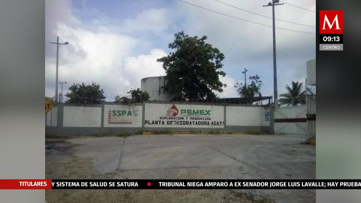 Explosión en planta deshidratadora de Pemex en Veracruz