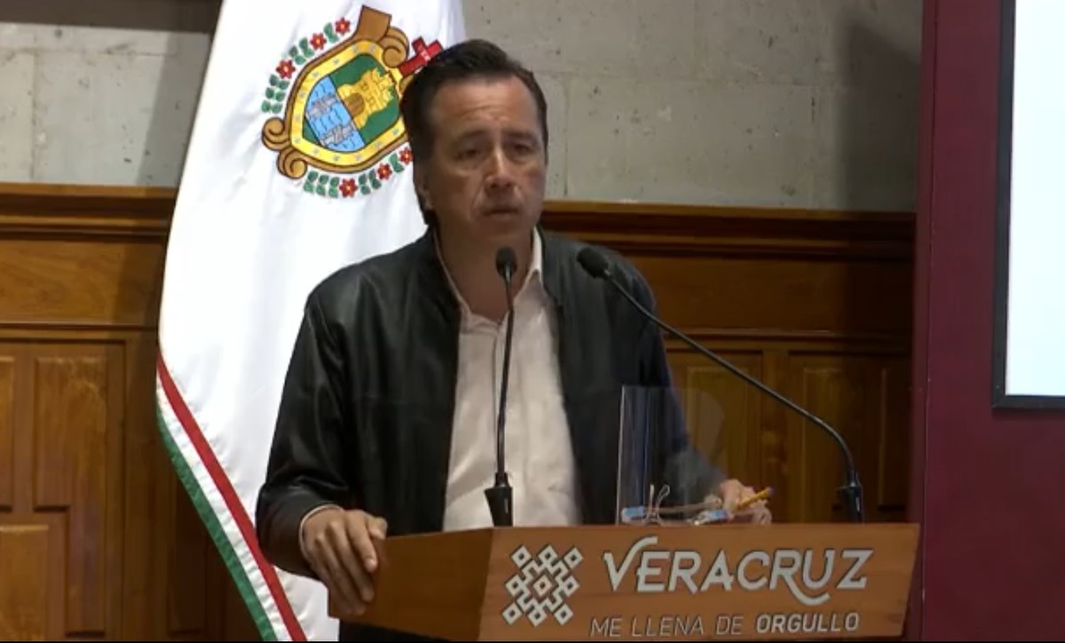 El gobernador de Veracruz, Cuitláhuac García Jiménez. (Isabel Zamudio)