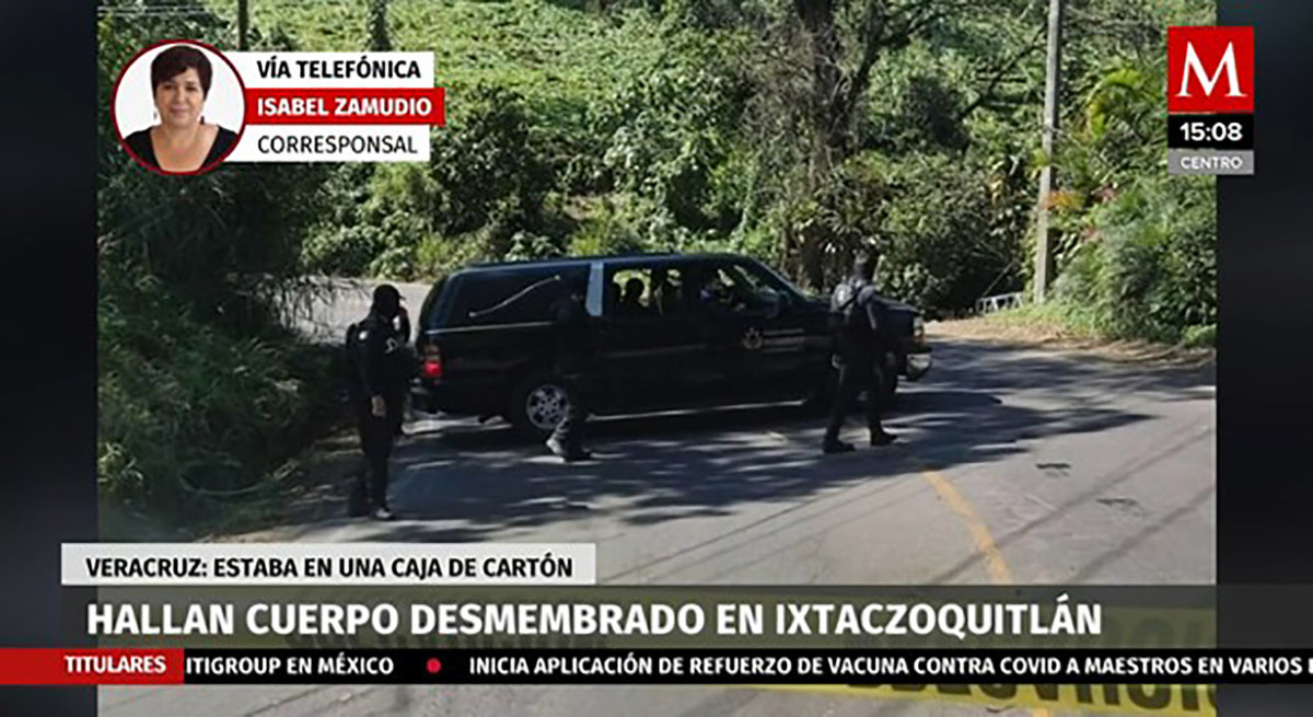 Hallan cuerpo desmembrado en una caja de cartón en Veracruz