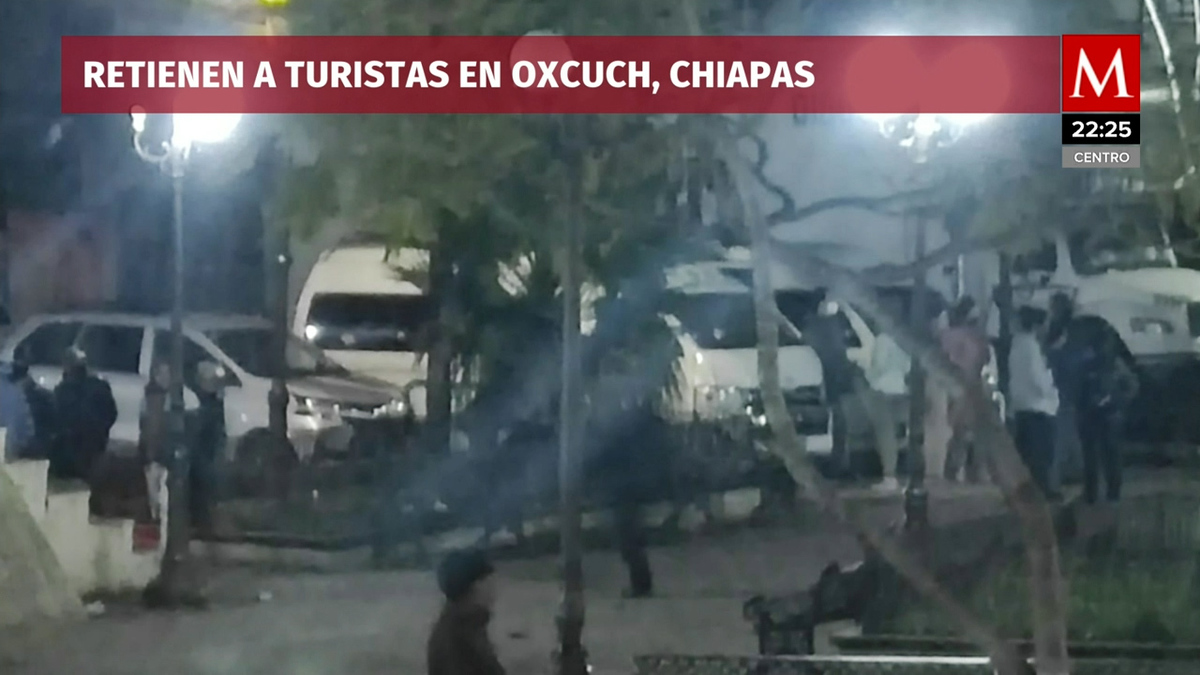 En Oxcuch, Chiapas encapuchados retienen nuevamente a turistas