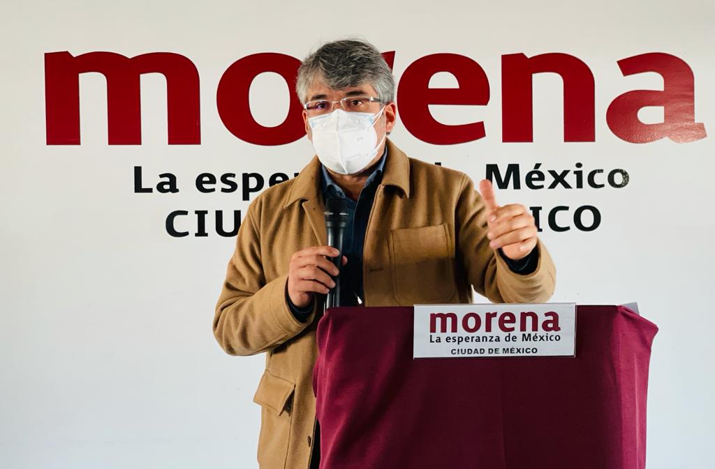 Tomás Pliego, presidente de Morena en la Ciudad de México. (Especial)