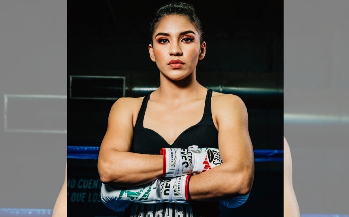 Yulihan "Cobrita" Luna, campeona mundial peso gallo del CMB. (Especial)