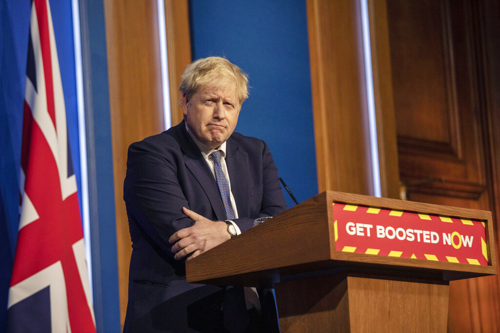 Boris Johnson, primer ministro de Reino Unido. (AP)