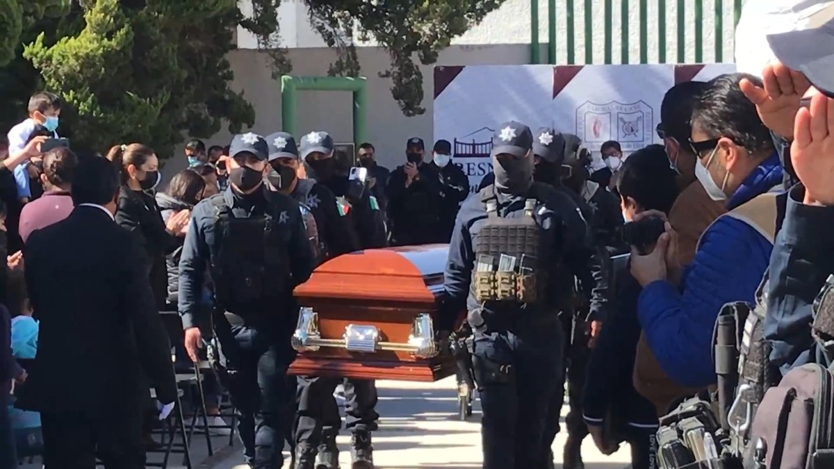 Homenaje a polícias caídos. |