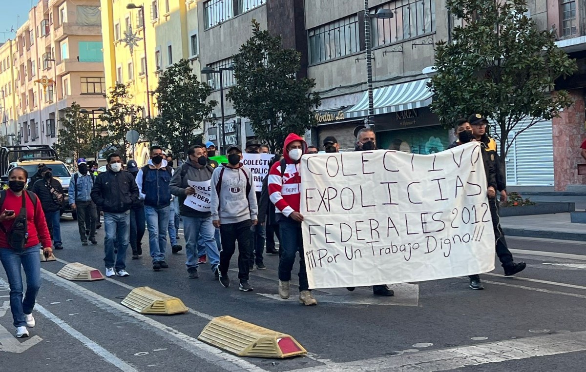 Los manifestantes marcharon desde la calzada San Antonio Abad. | César Velázquez