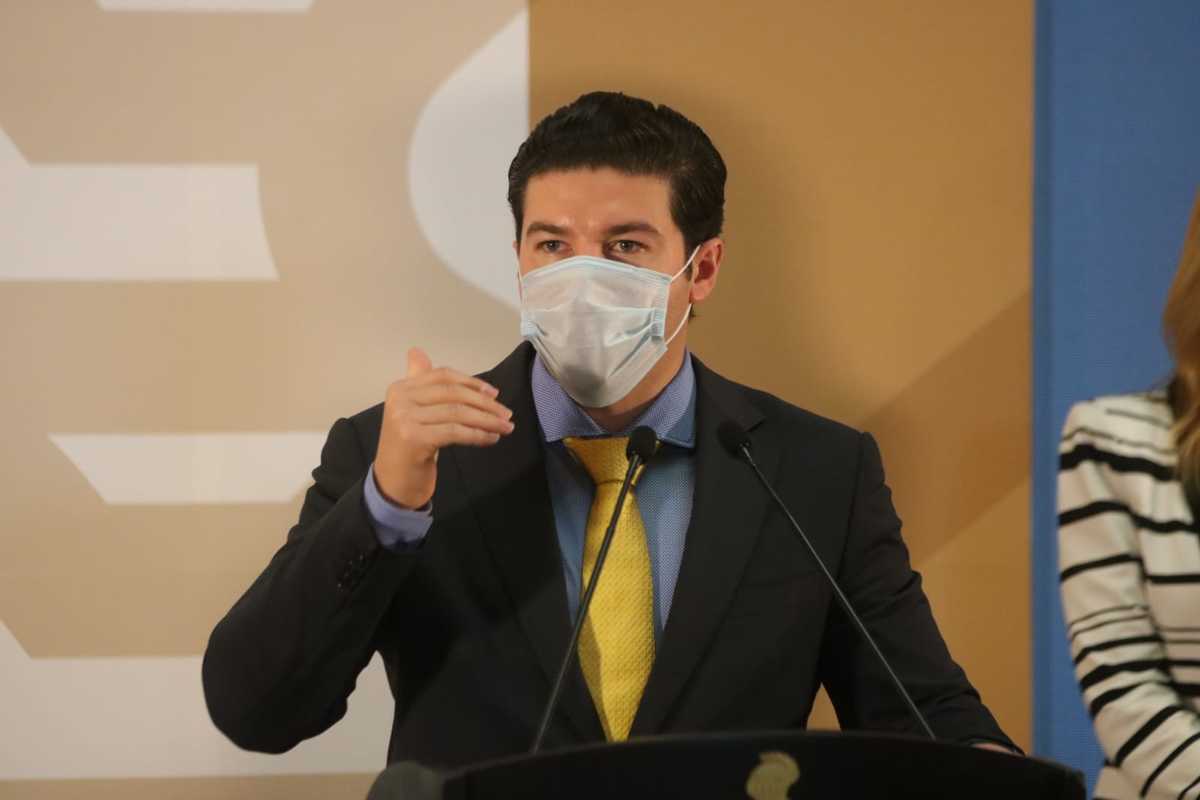 Samuel García, gobernador de Nuevo León. Foto: Leonel Rocha.