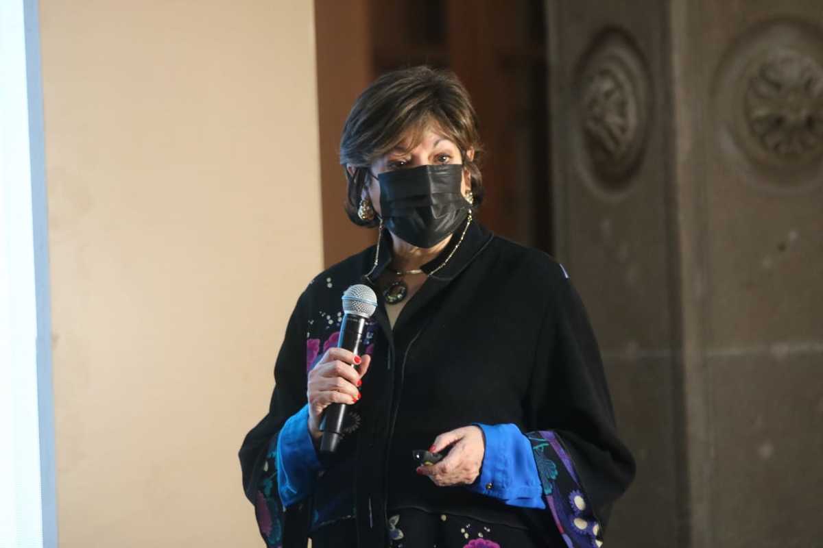 Sofialeticia Morales, secretaria de Educación en Nuevo León. Foto: Leonel Rocha.
