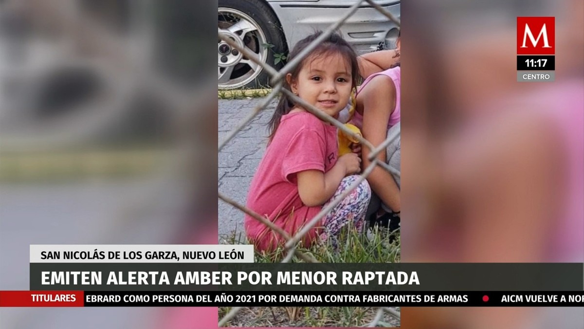 Emiten alerta amber por menor raptada en Nuevo León
