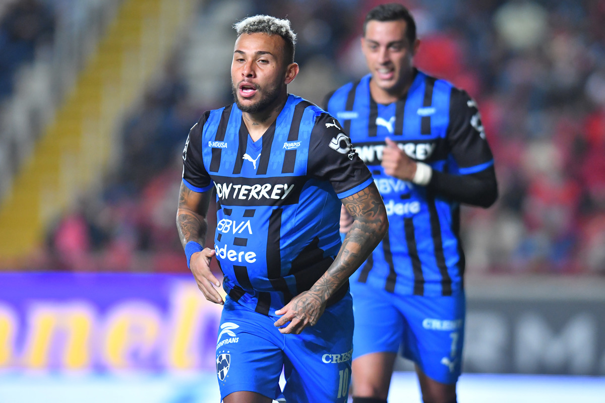 Monterrey muestra su poderío y golea a Necaxa en Aguascalientes (Imago7)