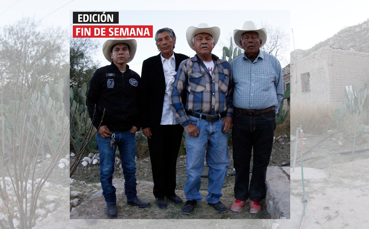 Integrantes de Los Cardencheros de Sapioriz. (Rolando Riestra)