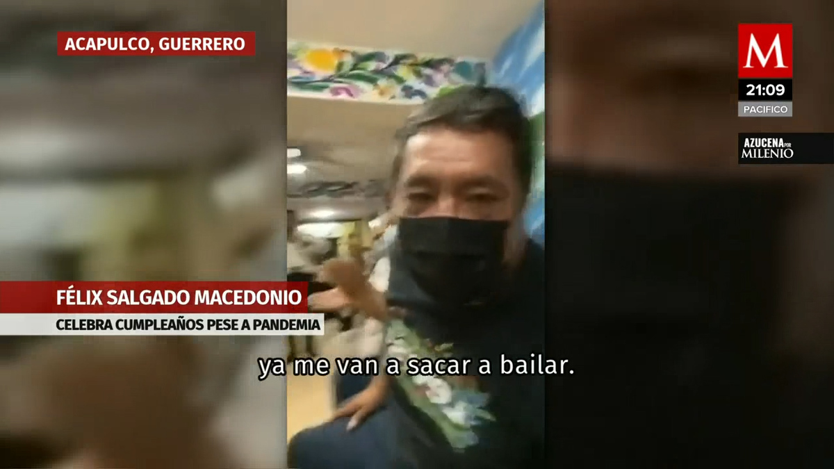 El Senador Félix Salgado celebró su cumpleaños en pandemia