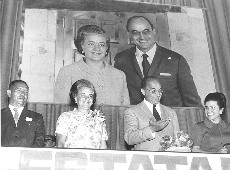 Luis Echeverría y María Esther Zuno