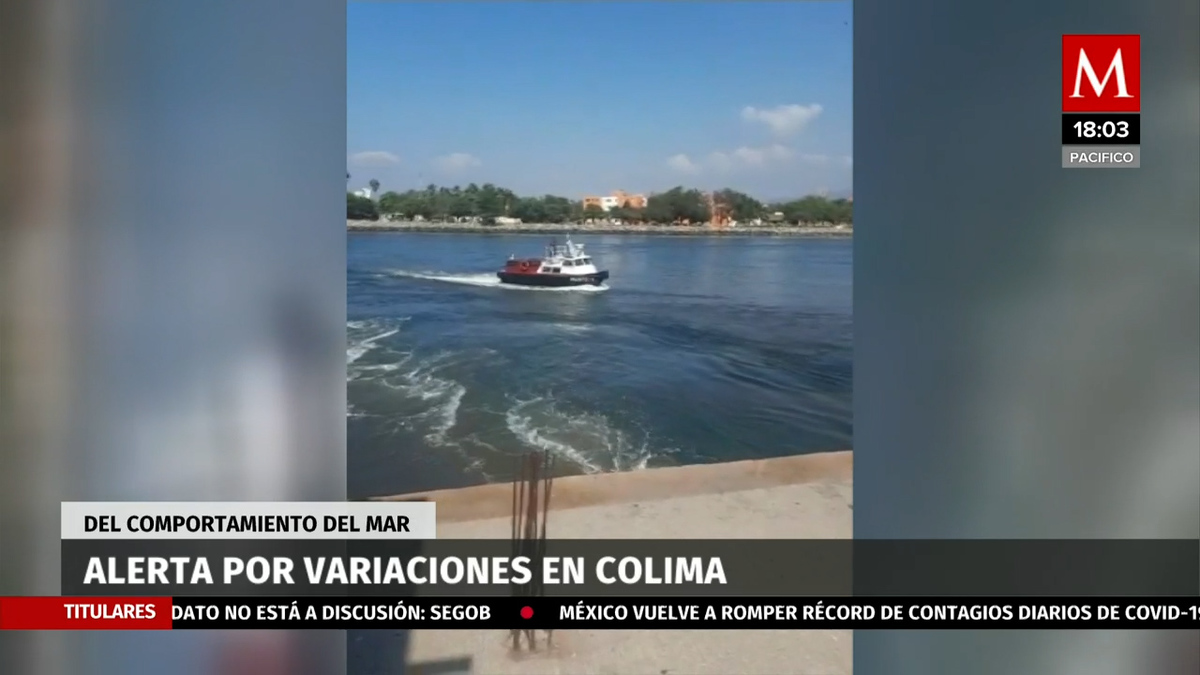 Colima pide no entrar al mar por variaciones tras erupción en Tonga