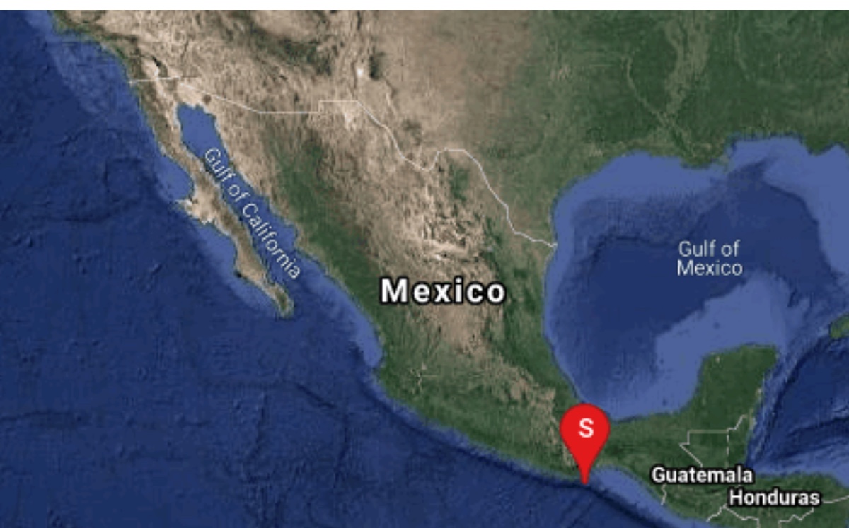 Sismo en Crucecita, Oaxaca. (Twitter SSN)