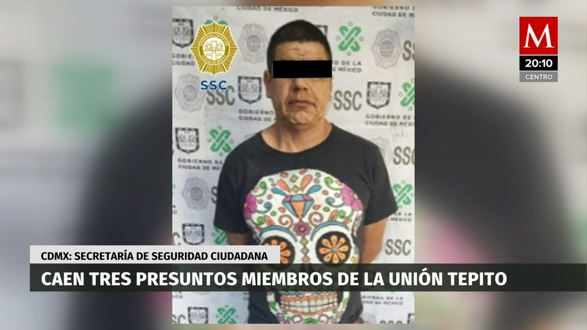 Detienen a tres presuntos integrantes de La Unión Tepito en CdMx