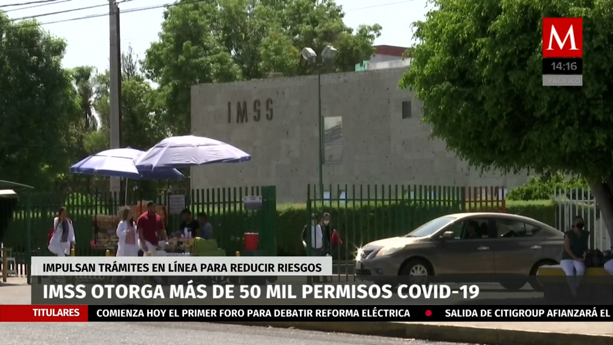 IMSS reporta más de 50 mil permisos covid tramitados en siete días