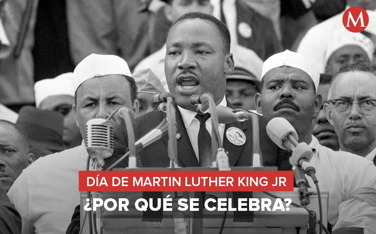 Martin Luther King Jr. | Foto: AP. Diseño: Mauricio Ledesma.