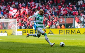 Matheus Dória, defensor albiverde.