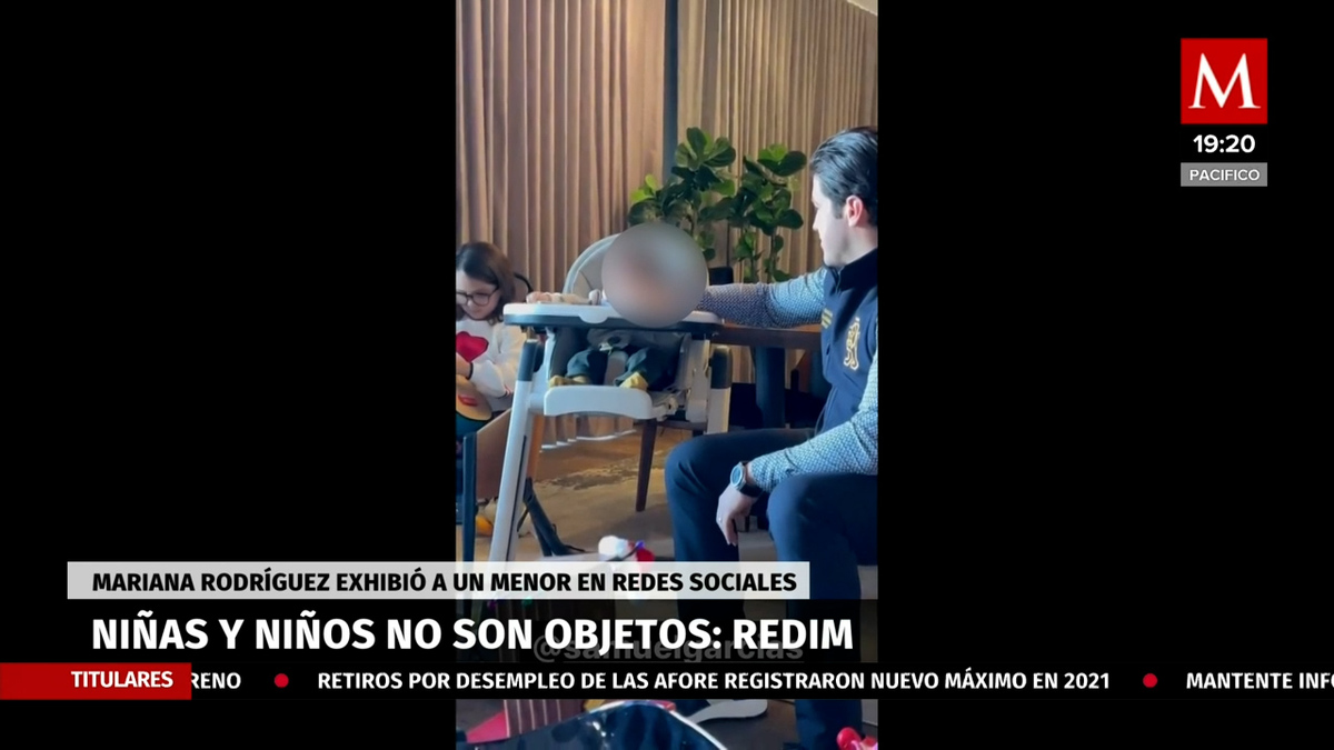 Niñas y niños no son objetos: REDIM sobre exposición de menor en redes de Mariana Rodríguez