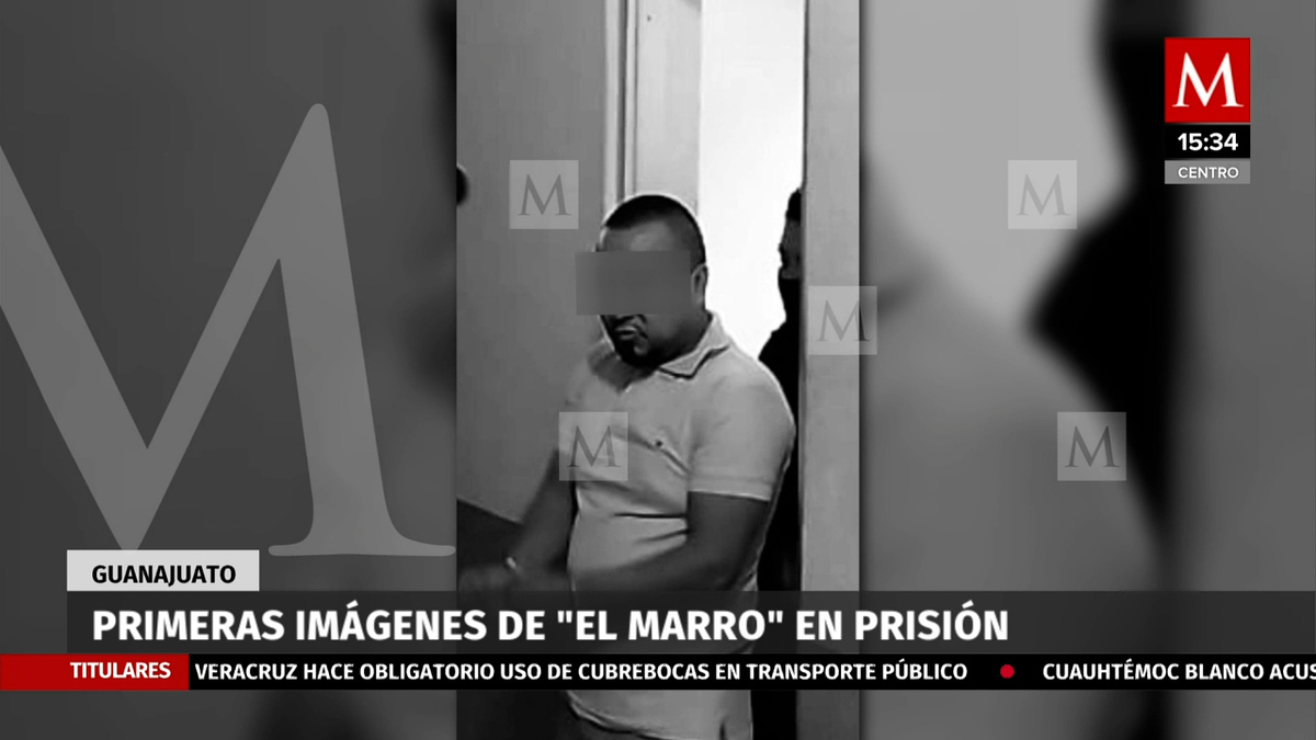Primeras imágenes del "El Marro" en prisión