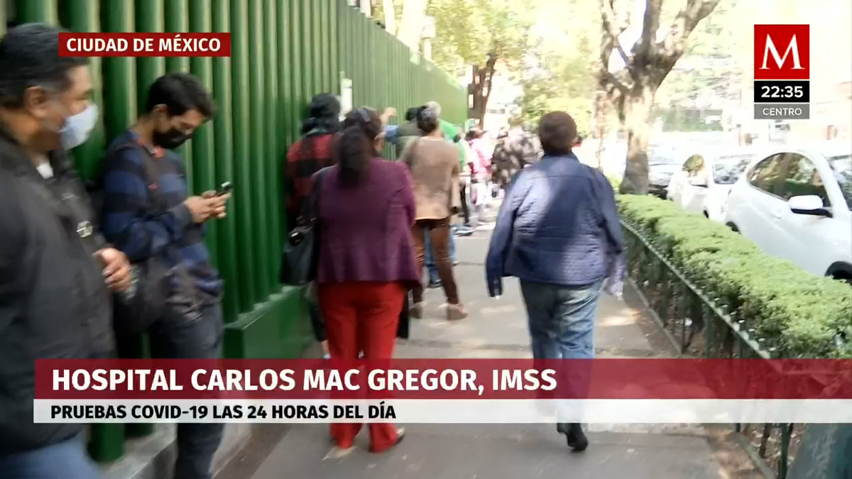 En el Hospital Dr. Carlos MacGregor siguen largas filas para pruebas