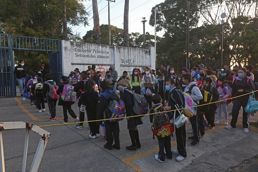 Niños regresan a clases presenciales en Jalisco (Fernando Carranza)
