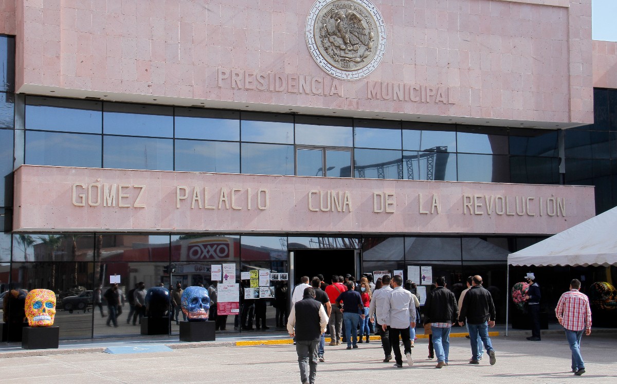 Presidencia municipal de Gómez Palacio. (Rolando Riestra)
