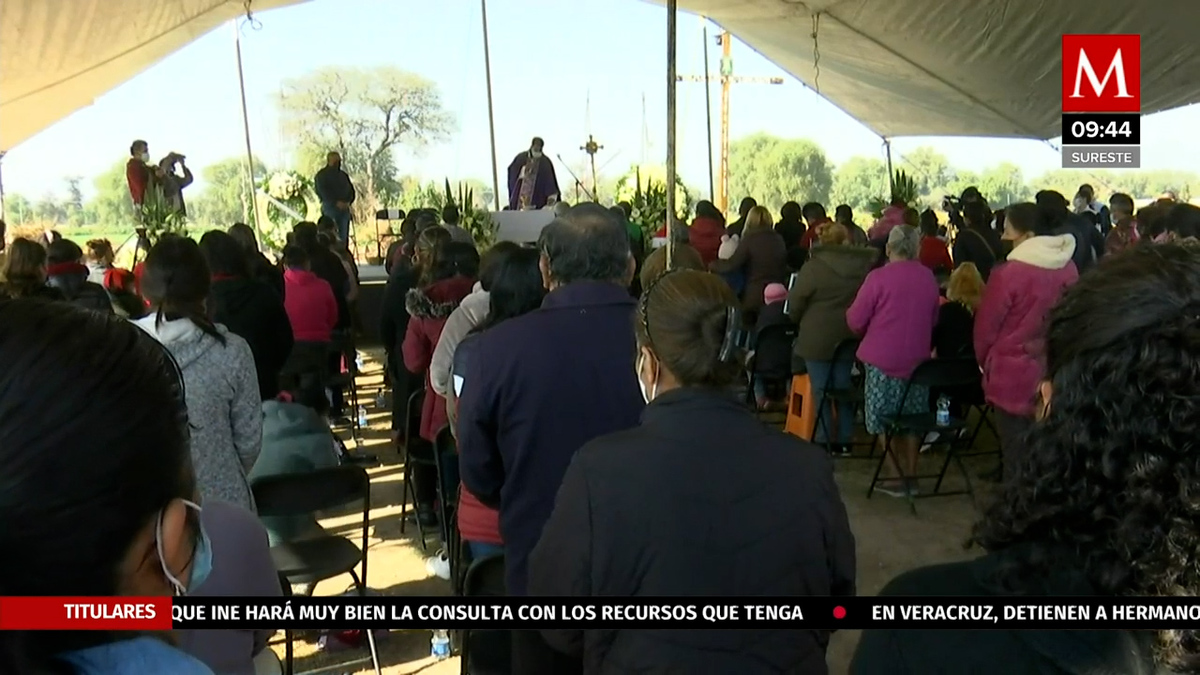 Realizan misa por aniversario de explosión en Tlahuelilpan, Hidalgo