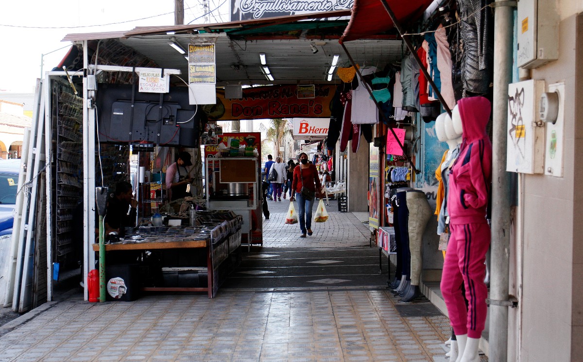 Comerciantes establecidos del centro de Gómez Palacio. (Rolando Riestra)