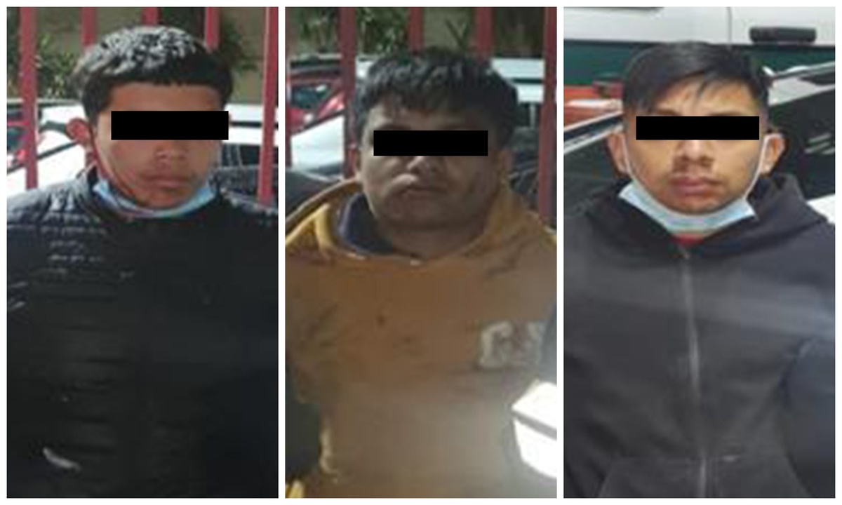 Los detenidos habían exigido dinero a un comerciante para no hacerle daño. | Fotos SSC de CdMx