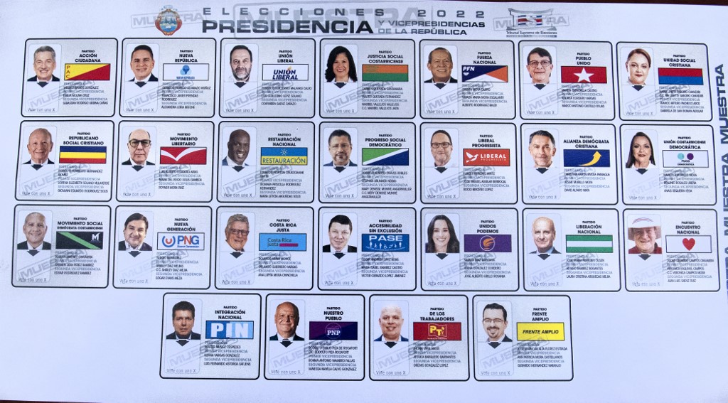 Las elecciones presidenciales de Costa Rica se realizarán el 6 de febrero en una primera vuelta. (AFP)