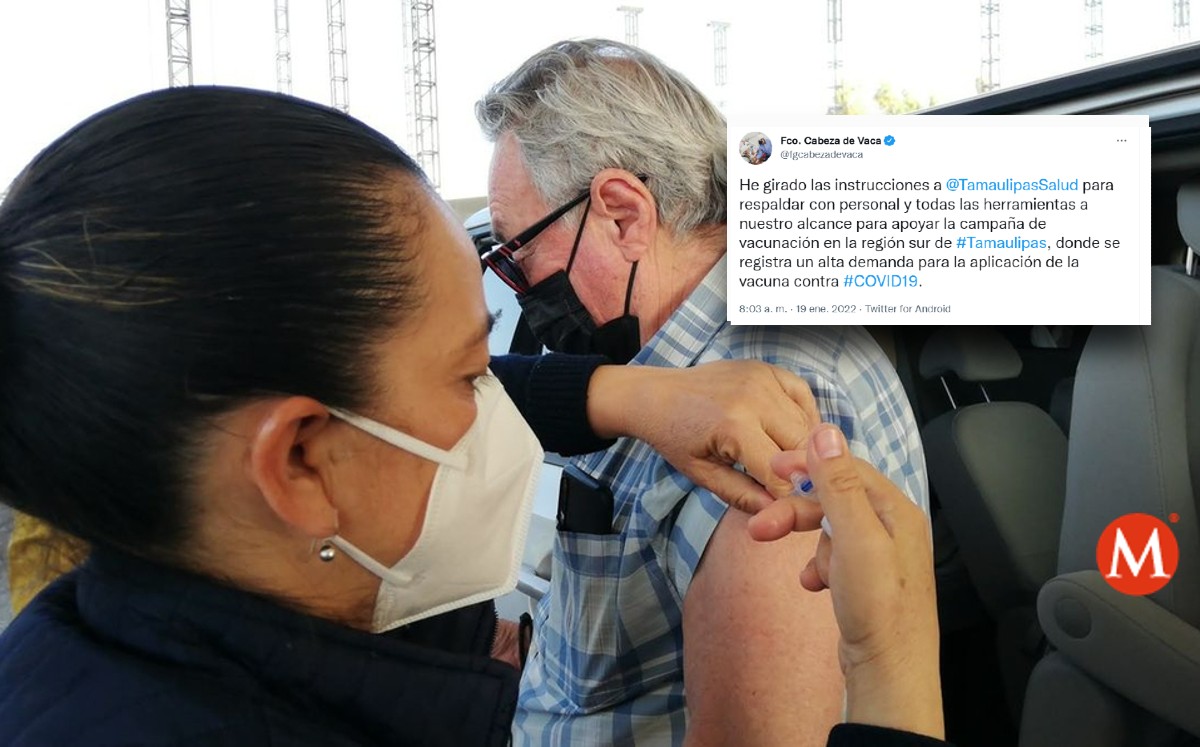 Gobernador de Tamaulipas respaldara con personal campaña de vacunación en la zona sur