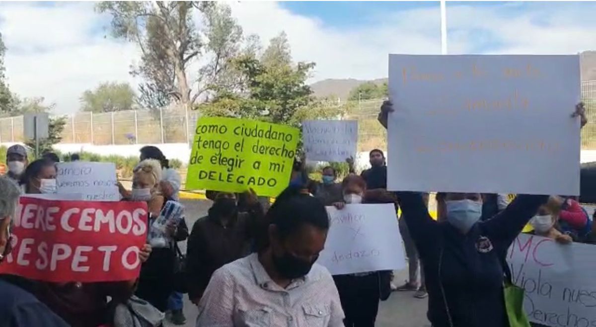 Los manifestantes exigen se respeten sus derechos. (Karla Rodríguez)